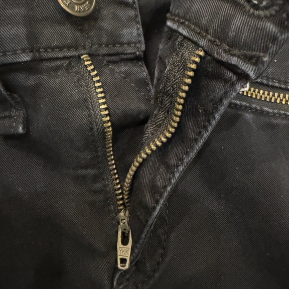 rag & bone Black Skinny Moto Jeans with Zipper Pockets Women’s Sz 24 - Picture 4 of 11